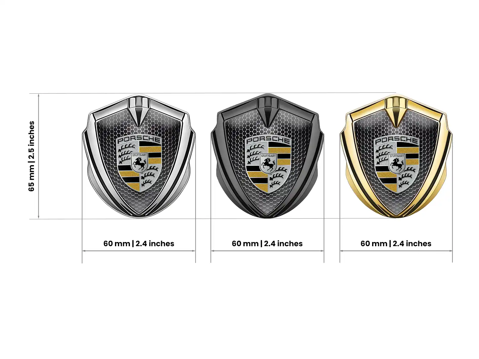 Porsche Custom Car Badge High-End Design Drift Custom